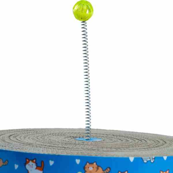 Ezra Spring Toy Circular Cat Scratcher