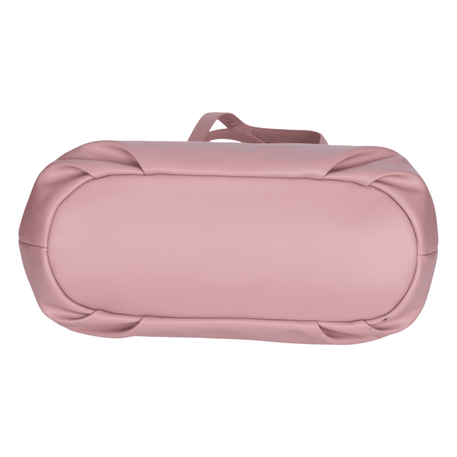 Ninaa Rossie Pink Faux Leather Tote Bag