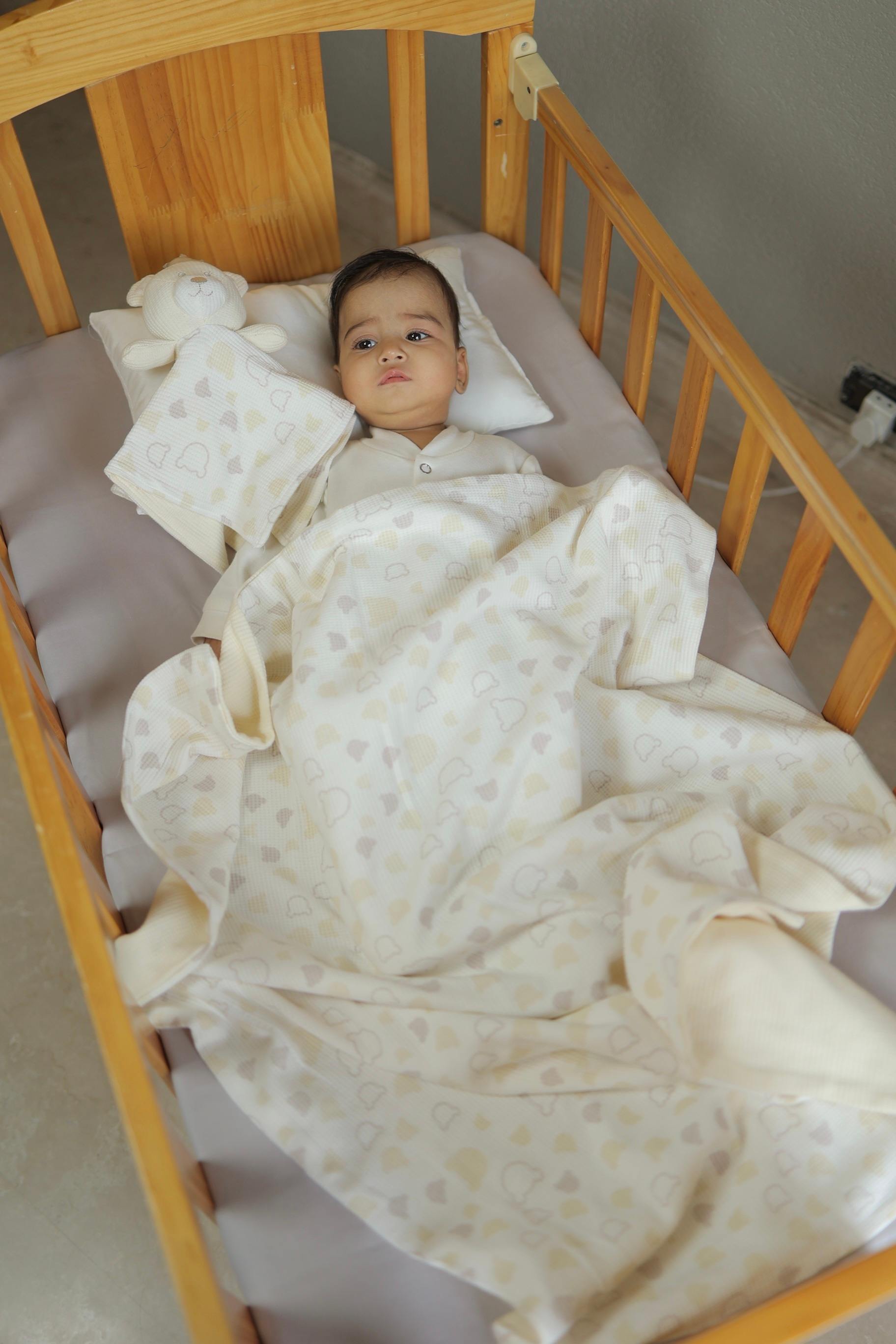Royal Snuggle Bear Blanket and Hanky Set