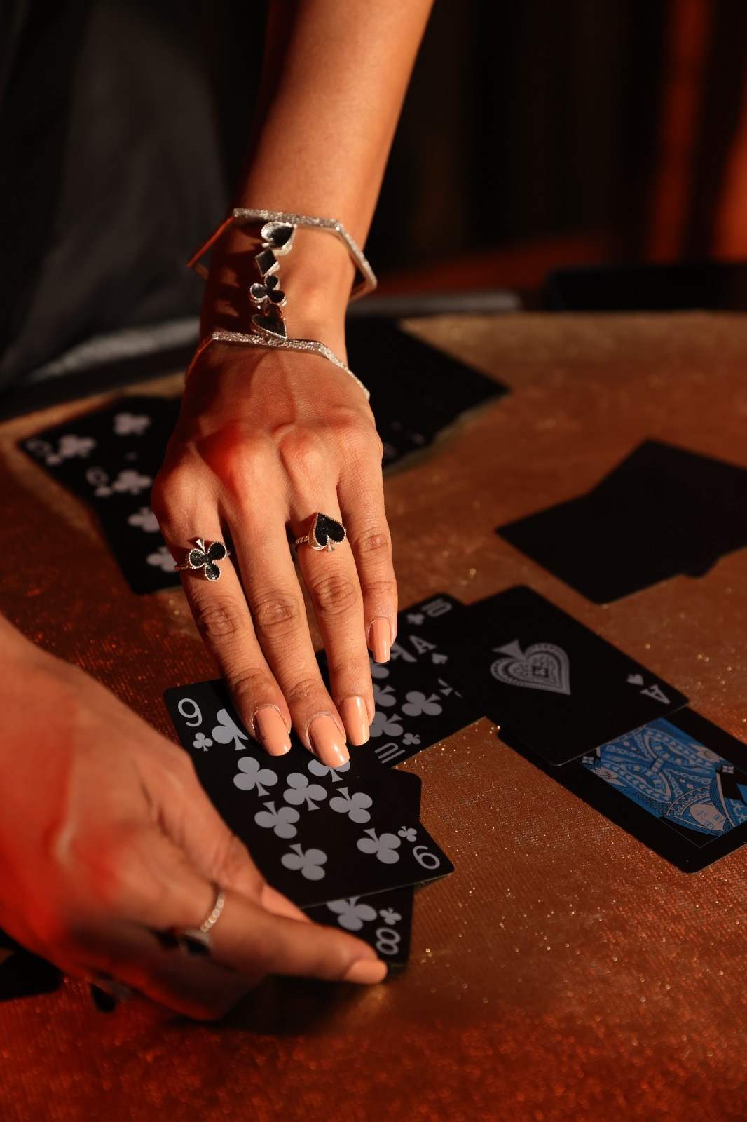Bedecked Smoked Spade Ring