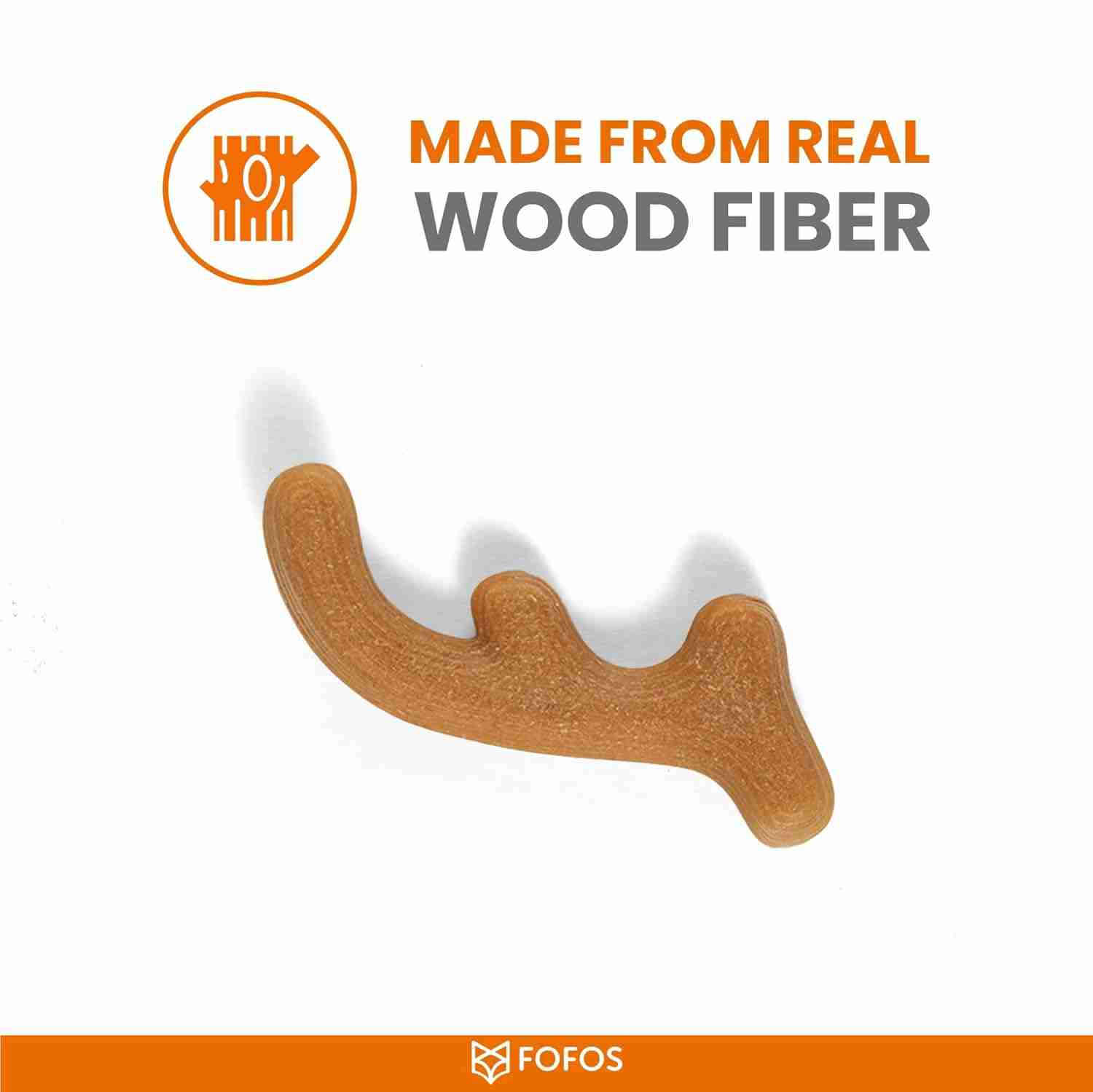 Barkbutler Fofos Wooden Stix Chew Toy for Dogs