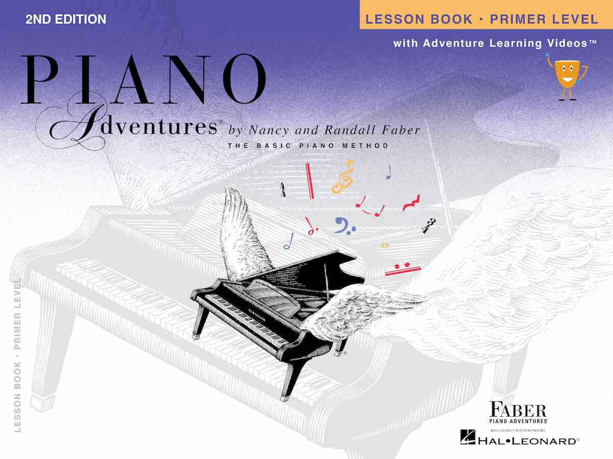 Faber Piano Adventures Primer Level Lesson Book (2nd Edition) | Beginner Piano Method Book