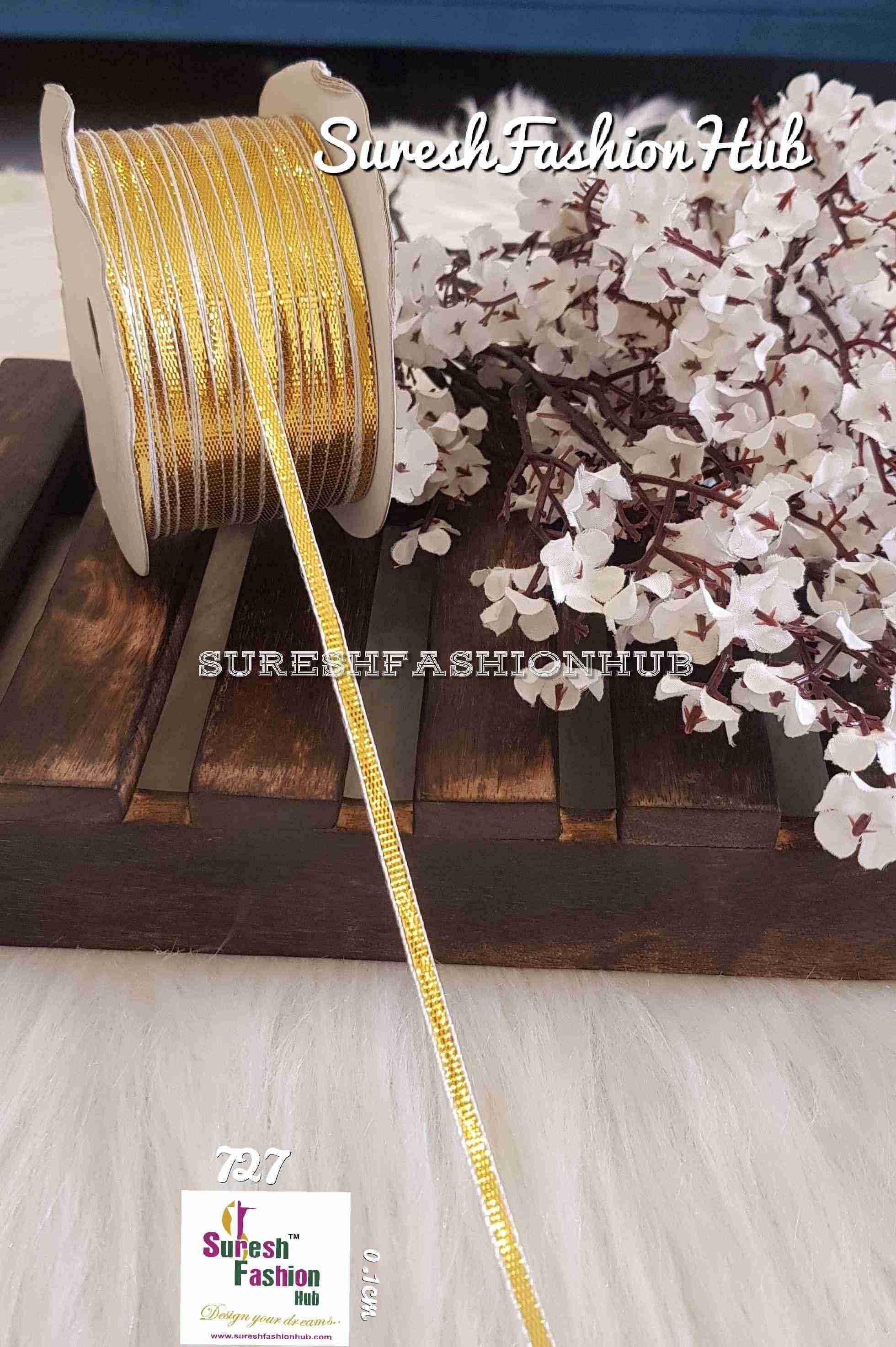 Thin Antique Gold Gota Patti Trim