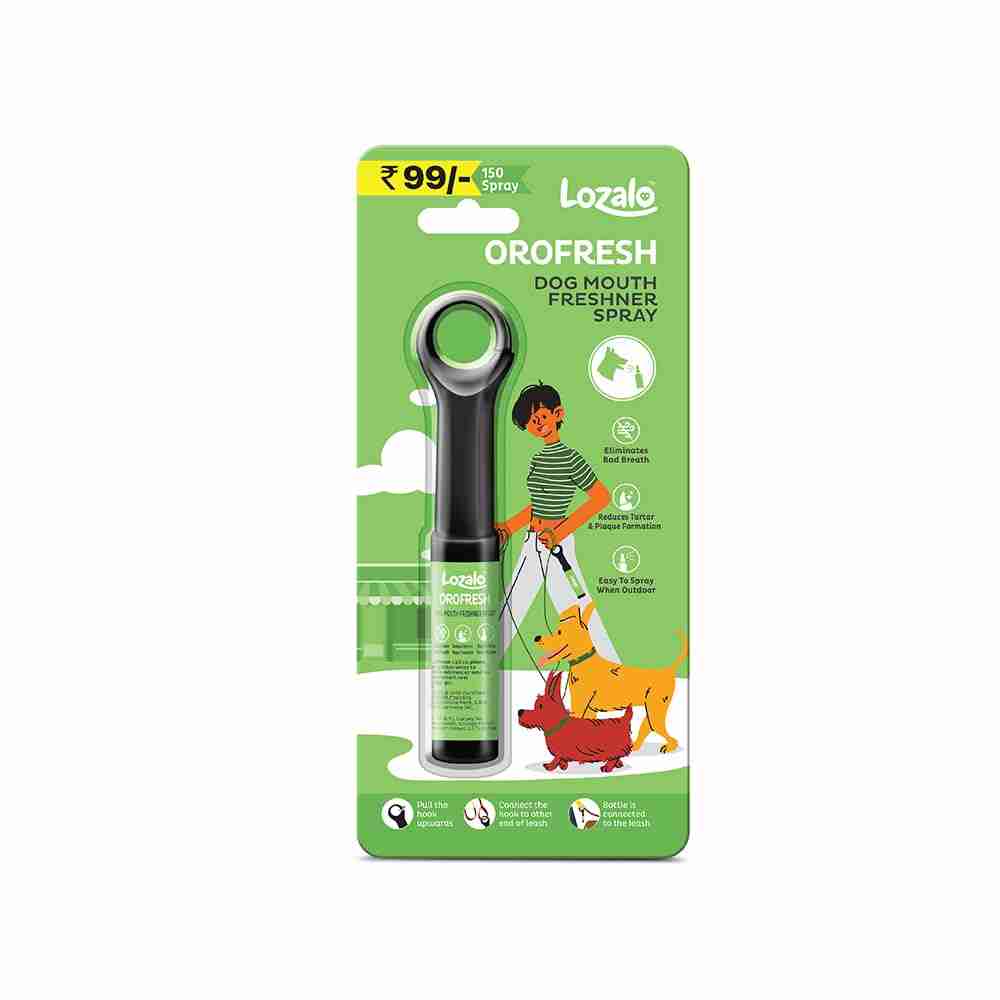 Lozalo Orofresh Dog Mouth Freshner Spray, 22 ml
