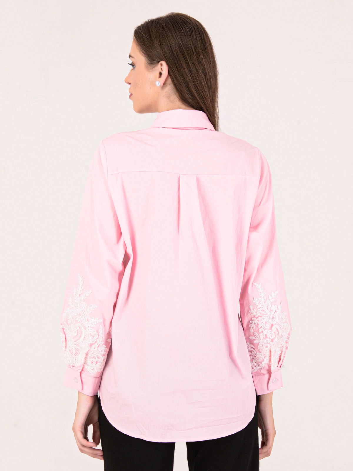 Albion Women Baby Pink Smart Top