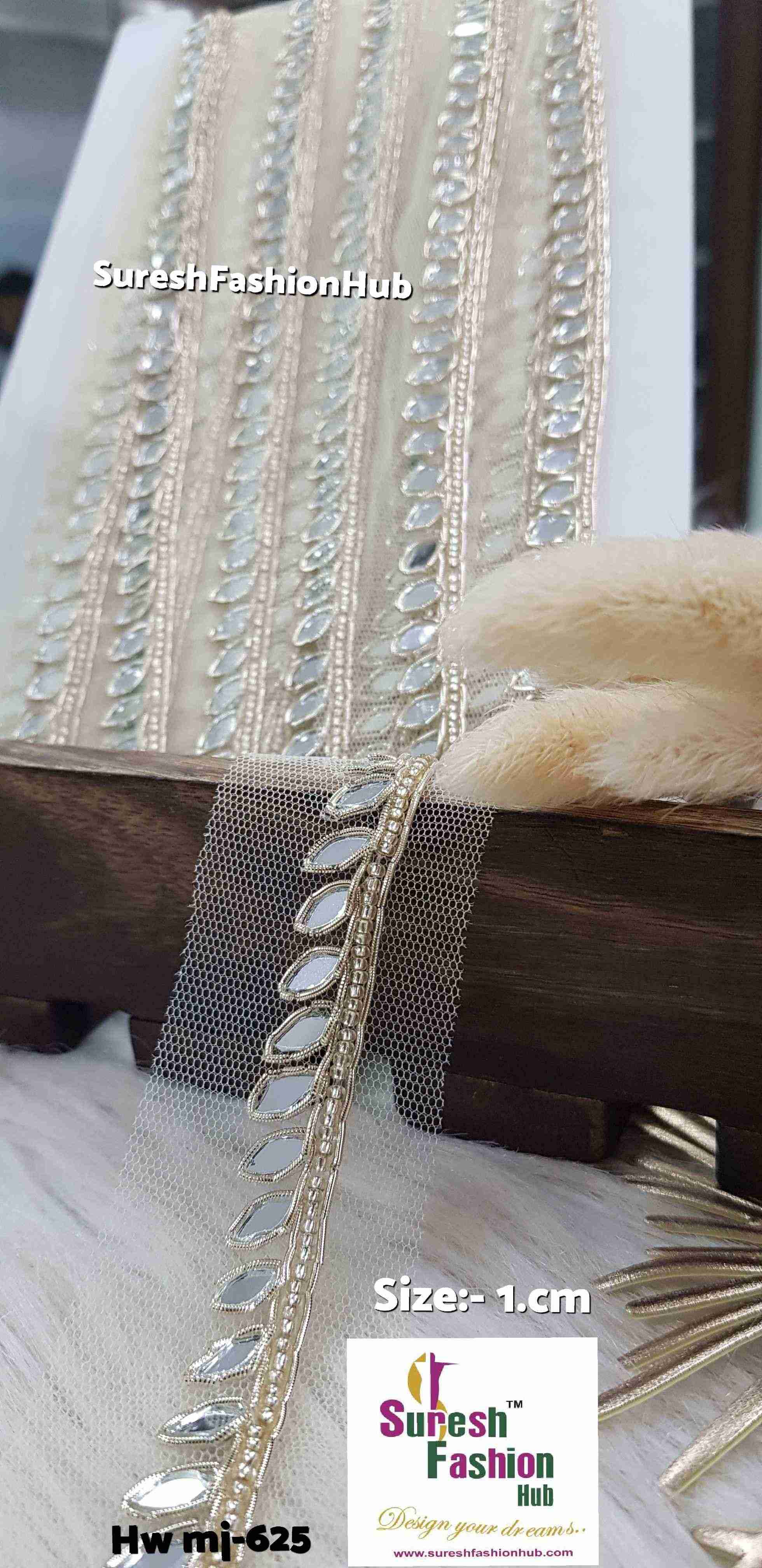 Beads and Zardosi Handmade Lace