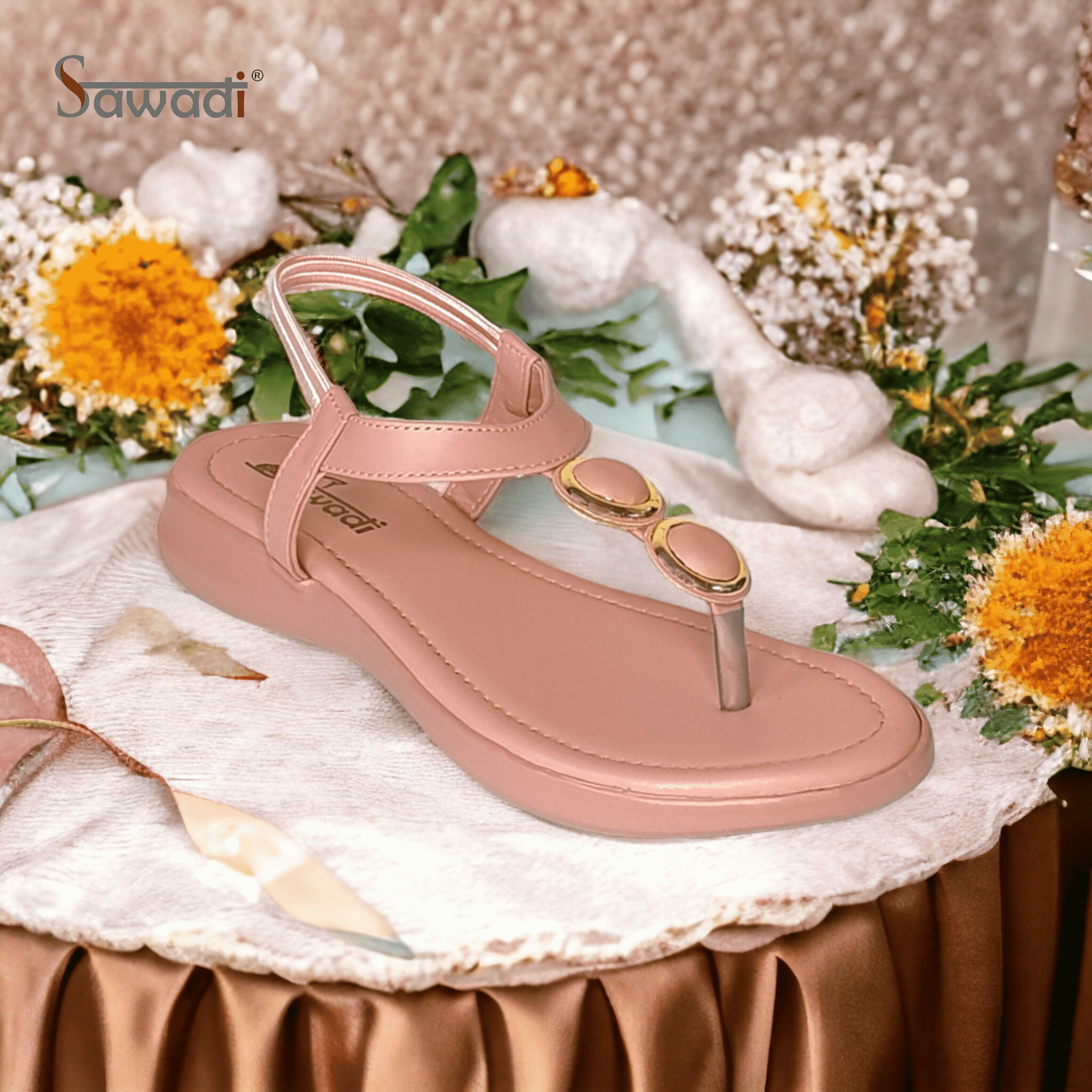 SAWADI | Sawadi Women Peach sandals undefined