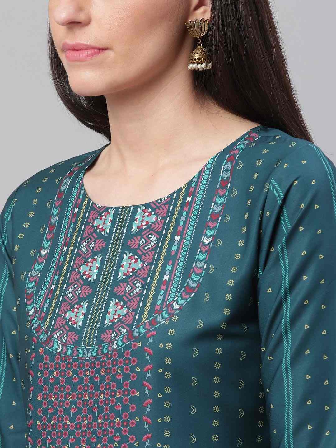 Vaamsi Women's Polyester Printed Kurta PK1900