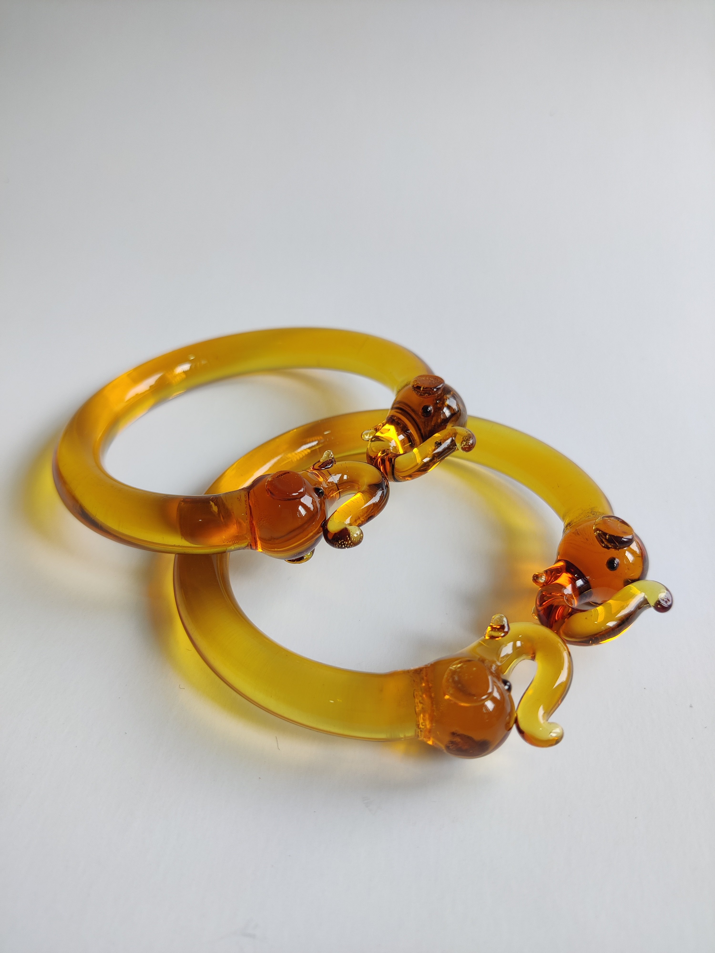 elephant bangle yellow