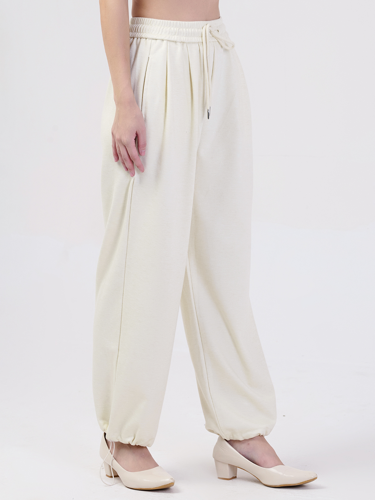 ALBION SMART LADIES CREAM HAREM PANT