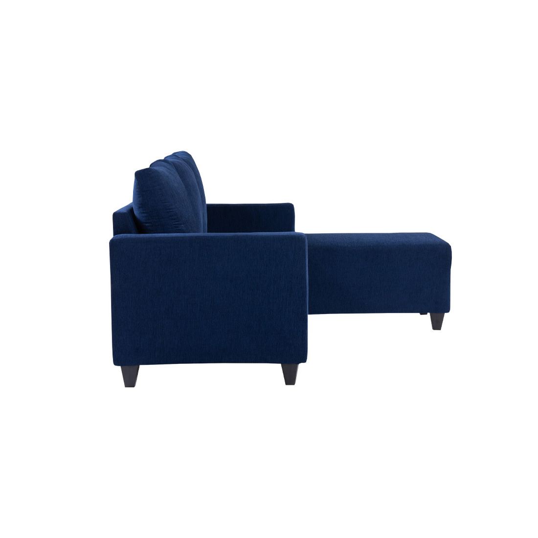 neudot Saya LHS Sectional Sofa for Living Room |4 Person Sofa| Premium Fabric with Cushioned Armrest | 12 Months Warranty| Solid Wood Frame| 4 Seater in Saya Blue Color DIY(Do-It-Yourself)