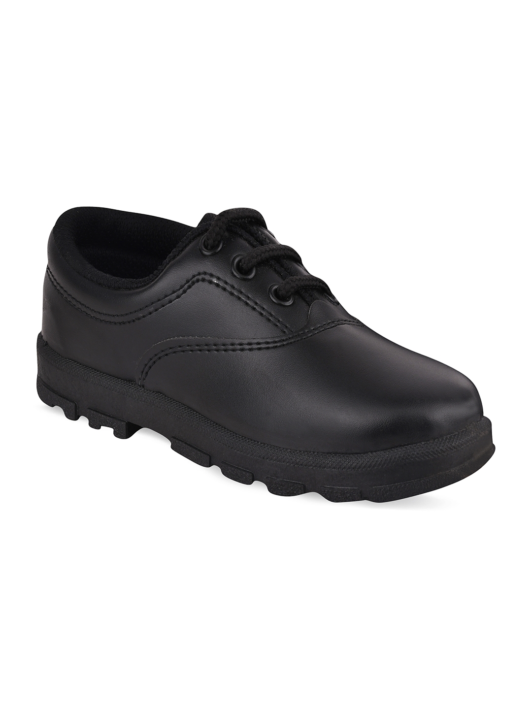 Campus Shoes | Boys Black CS A7S School Shoes 0