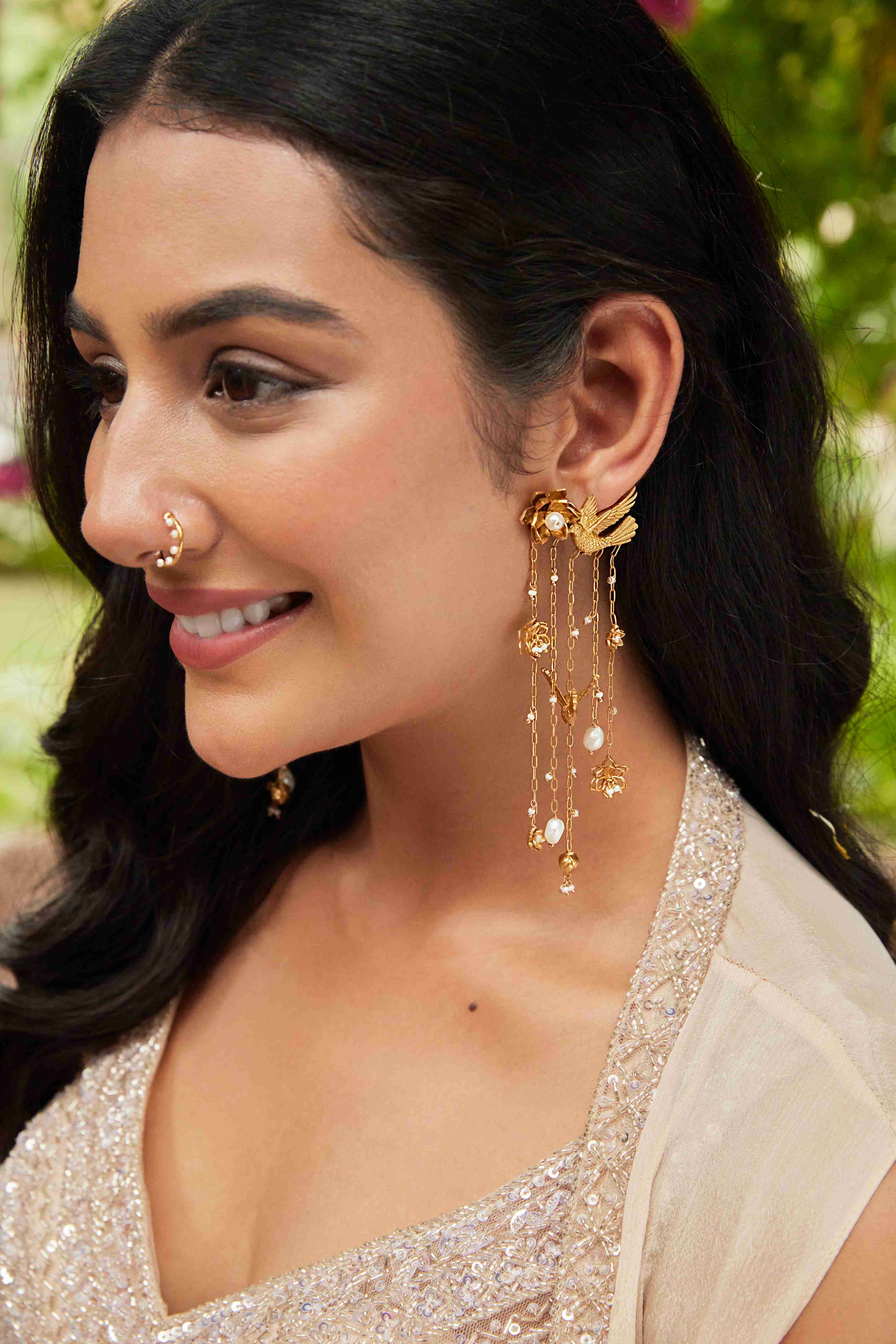 Panchee Statement Chandelier Earrings