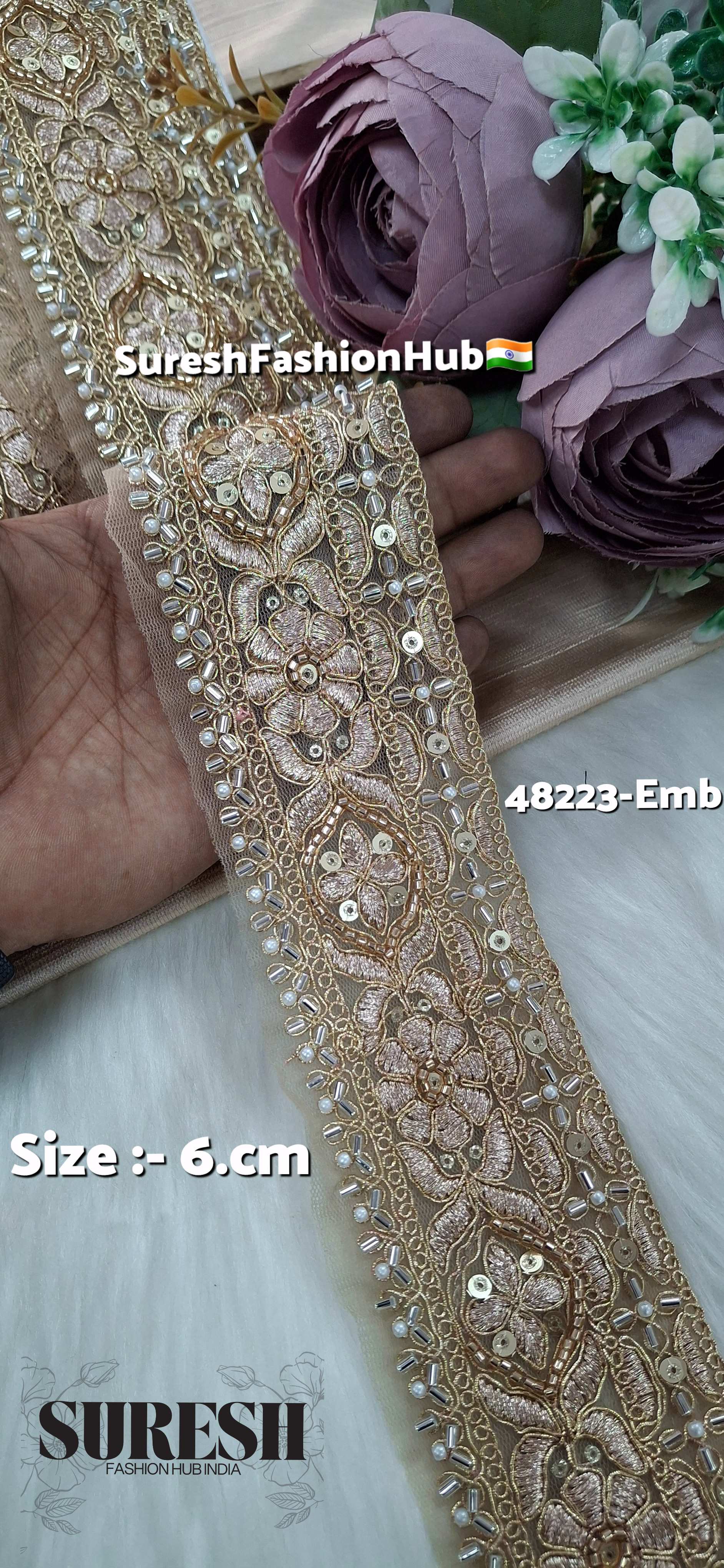 Rose Pearl Luxe Lace