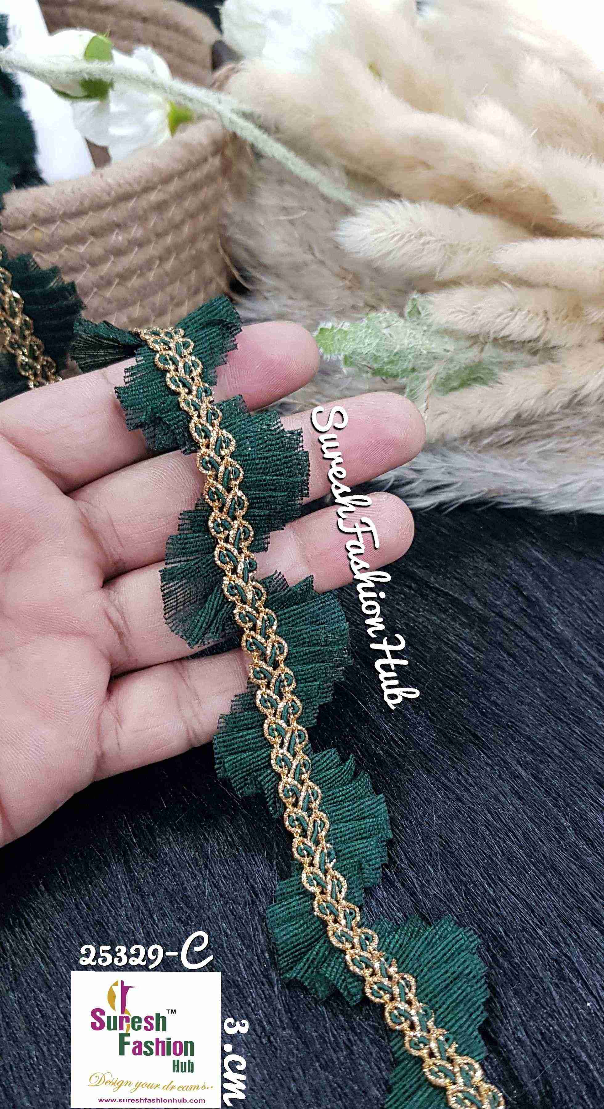ShimmerEdge Bottle  Green Lace