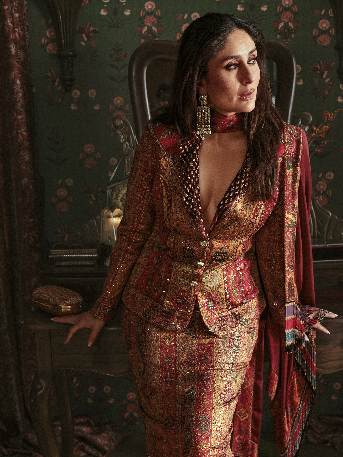 Red Multi Jaisalmer Ensemble