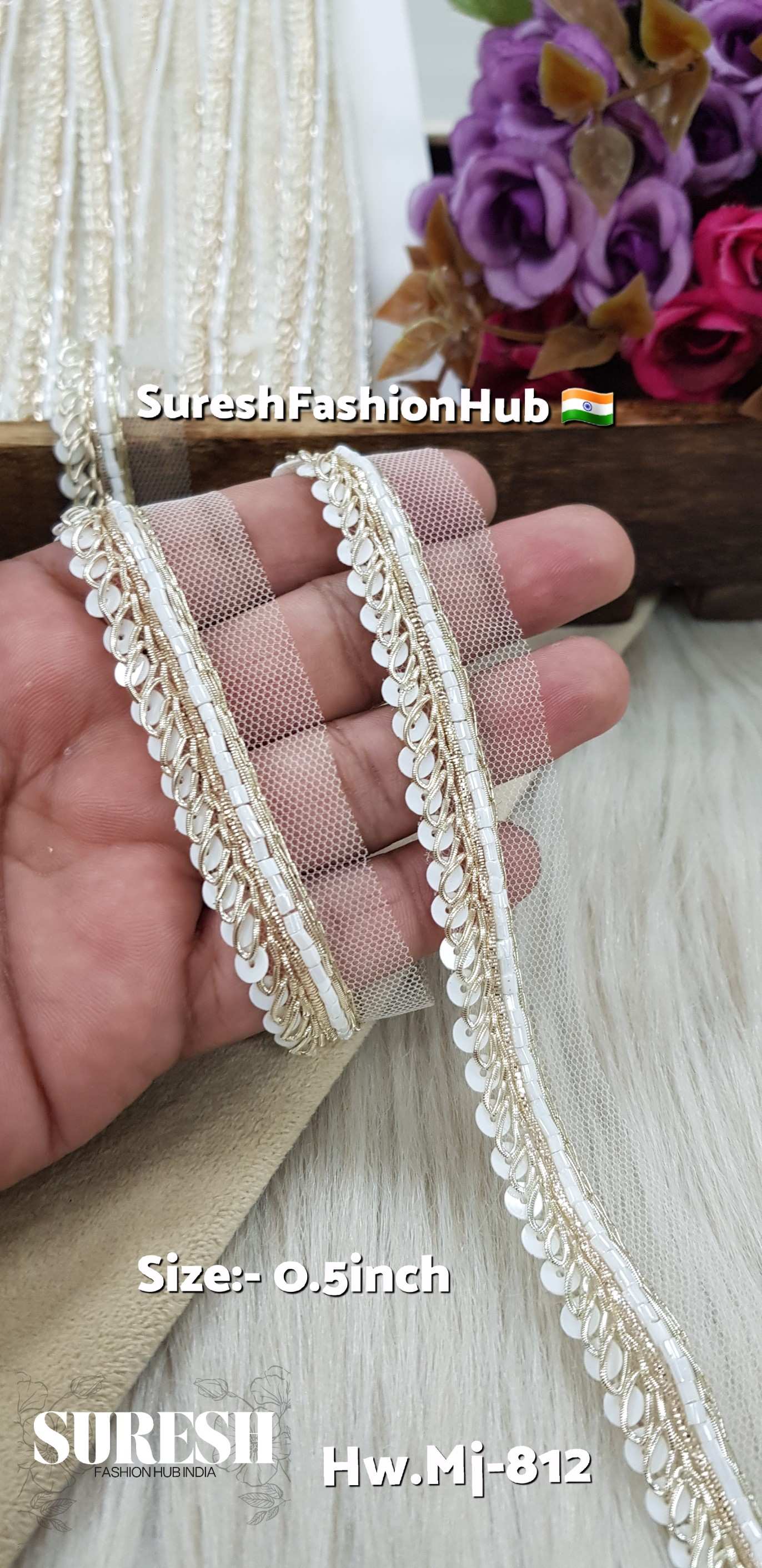 Sabyasachi-Inspired Handmade Lace