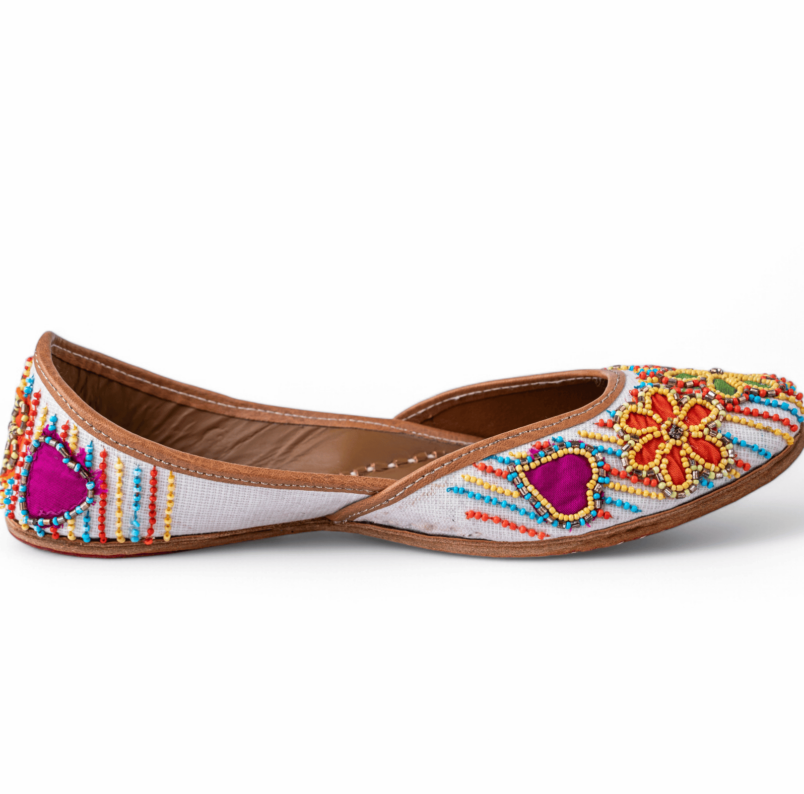 Women  Multicoloured Beaded Jutti