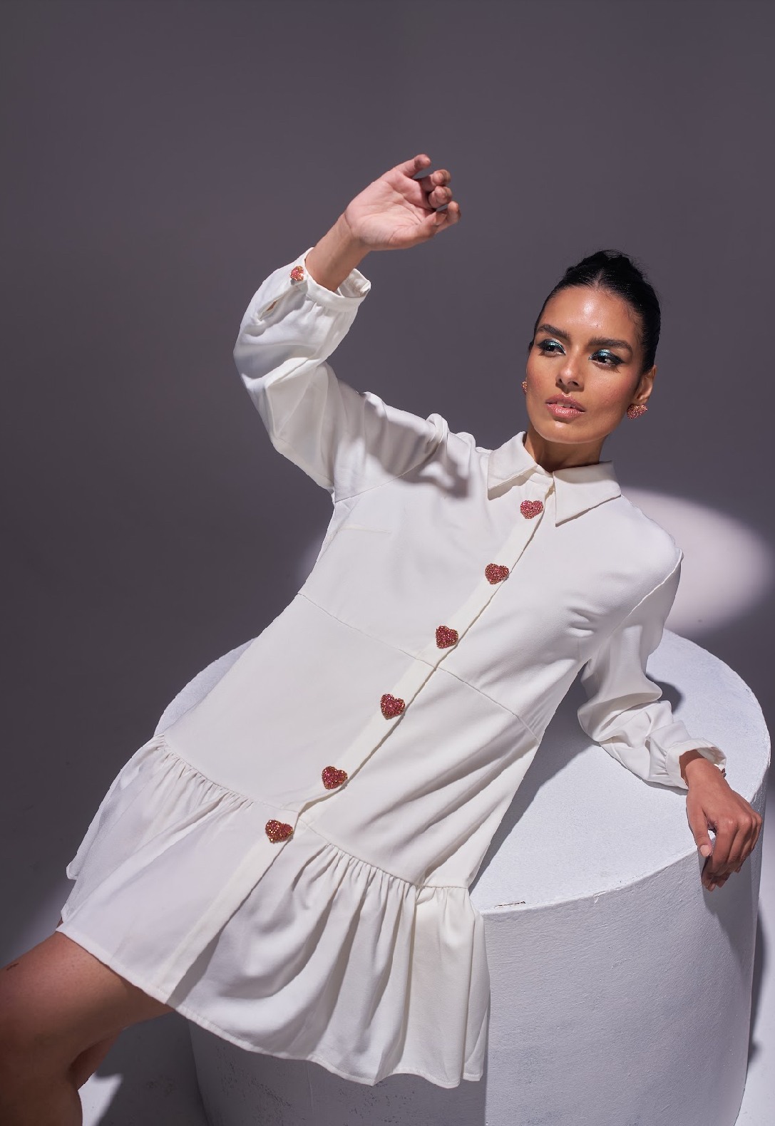 Love Button Dress