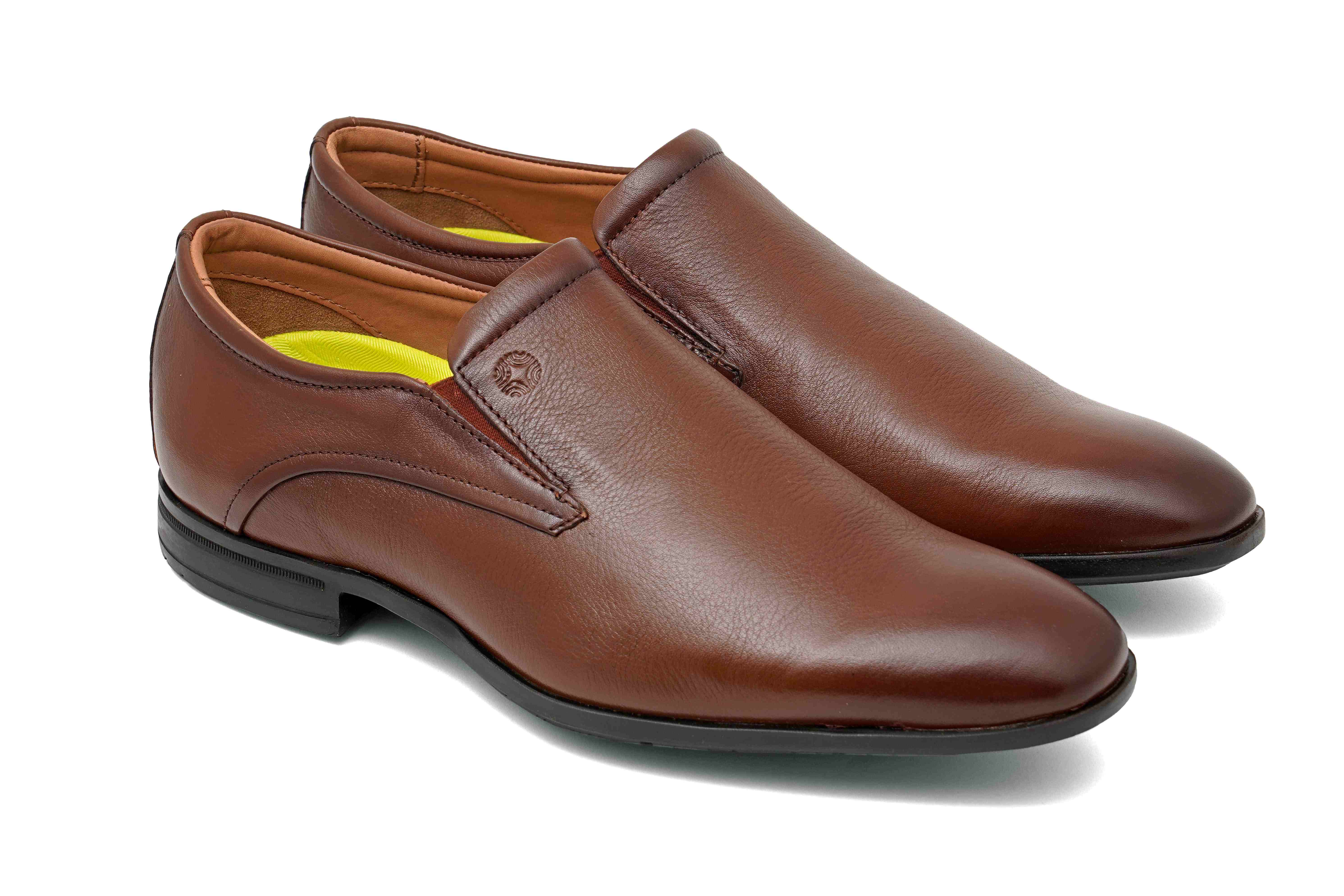 The Colombo Ruosh Men Tan Formal Slip-On