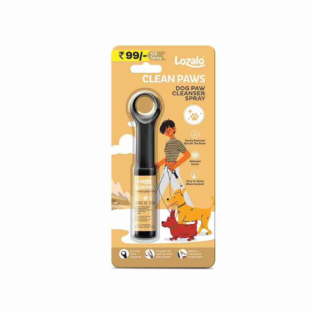 Lozalo Clean Paws Spray for Dogs, 22ml