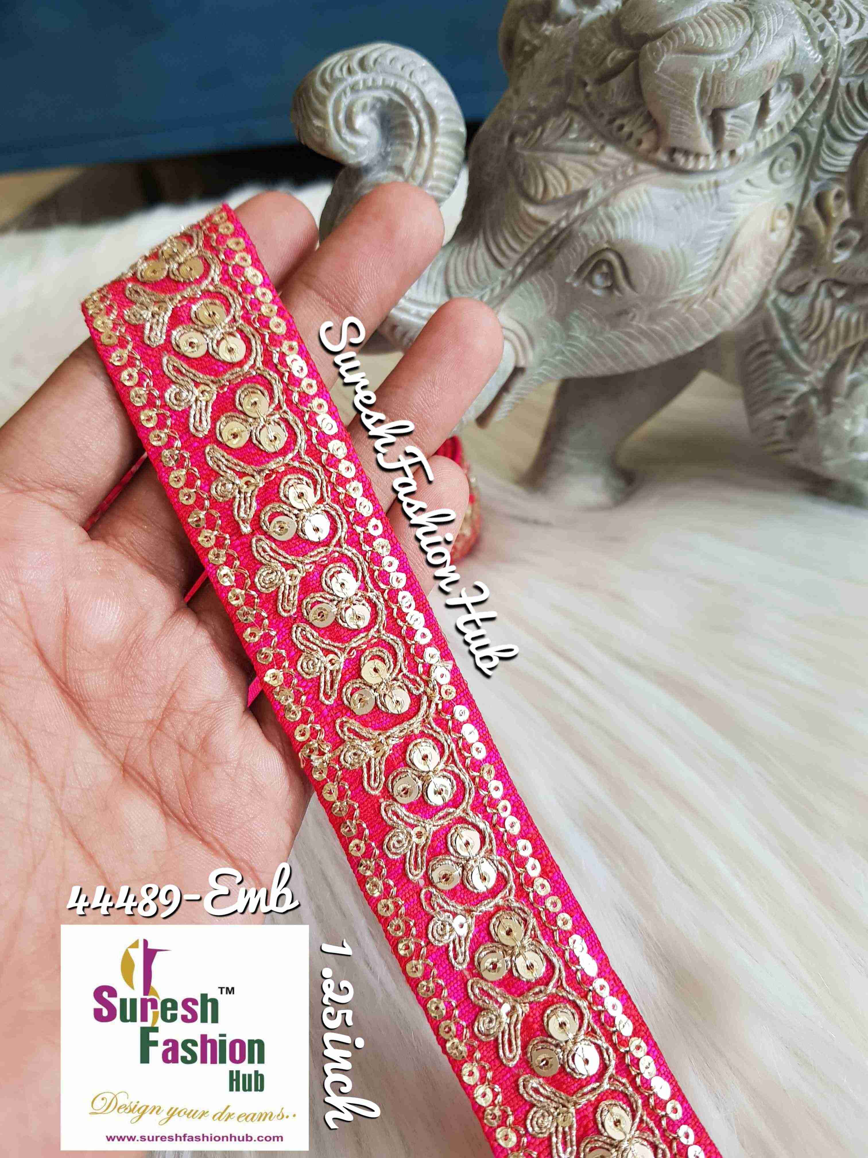 Indian Laces Embellishments Embroidery Saree Border Wholesale Silk Crafting Sewing Decorative Designer Ribbons #Blackborder #Fancylaces #Decorativetrims #Embroideredborder #Sewingtrims #テープ #minne #lndianlaces #Sareeborder #アニー都城 #pasamanerías #pasamaneriasbordadas #Embellishments #可愛いマスク #Embroiderytrimmings #