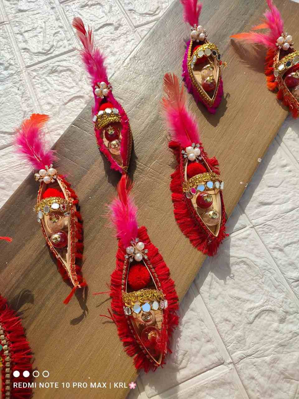 roli chawal in boat shape