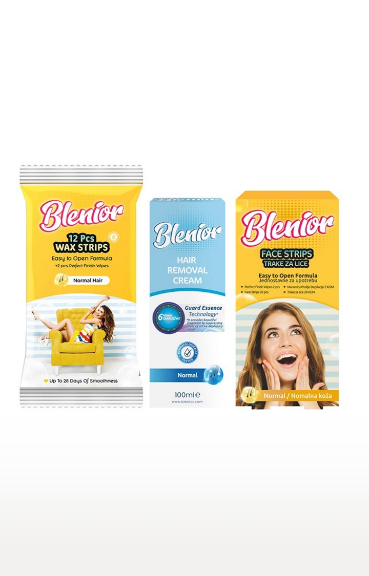Blenior | Blenior Full Body Hair Removal Combo Kit- Normal Skin 0