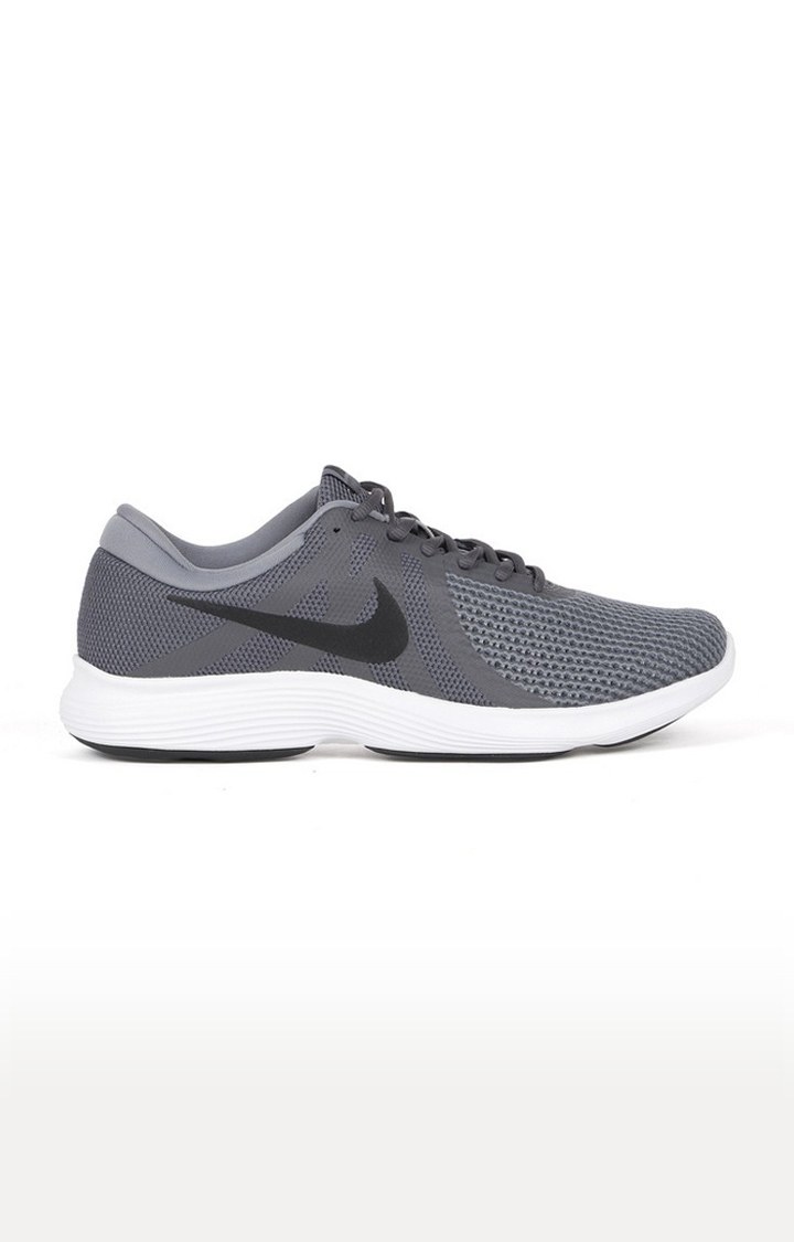 Nike Men Grey Running Shoe Revolution 4