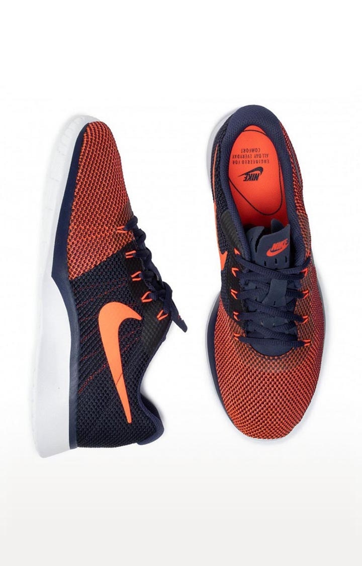 Nike | Nike Orange Tanjun Racer Outdoor Sports Shoes 3