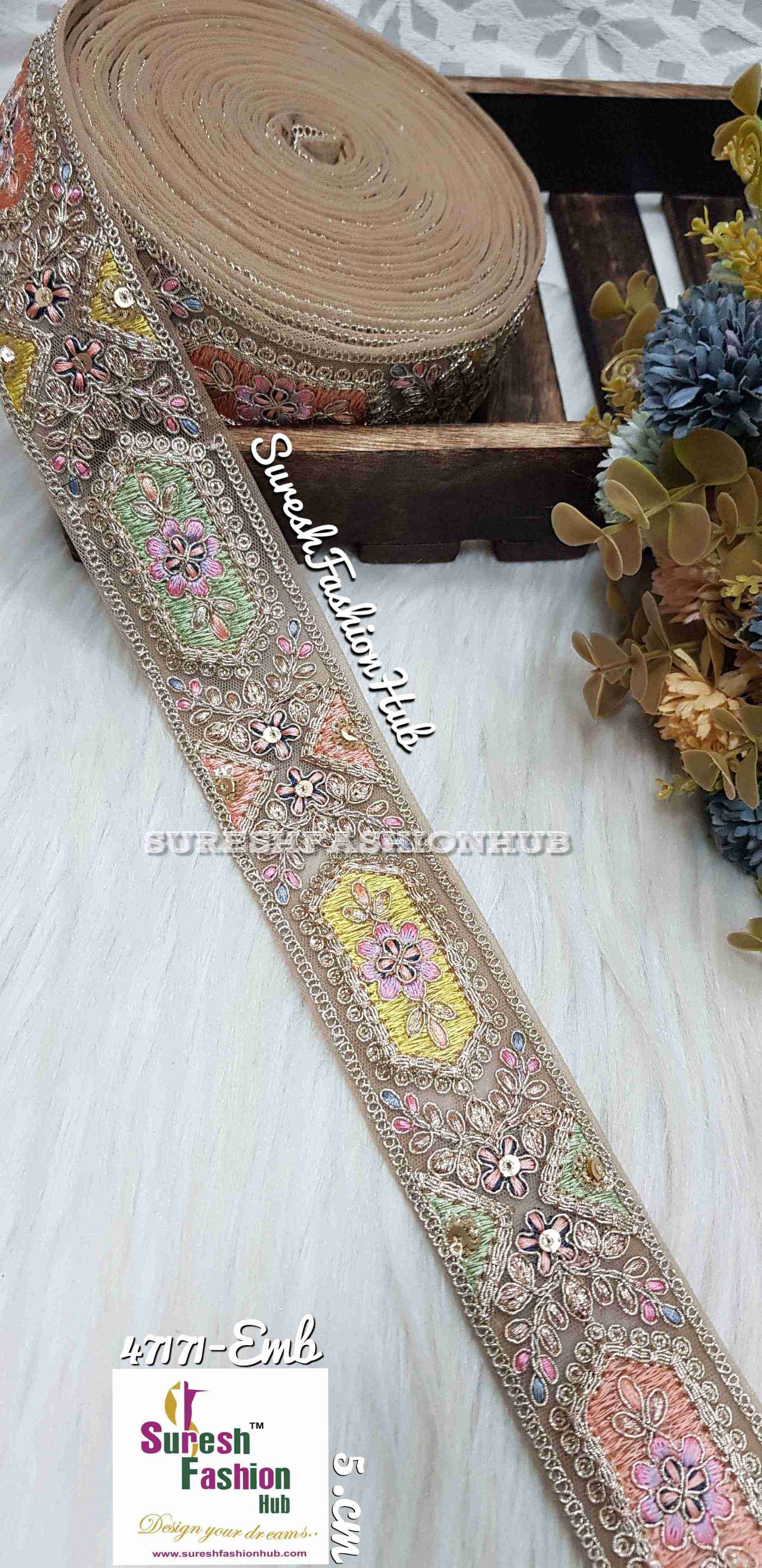 SabyaSachi-Inspired Multi-Color Elegance Lace