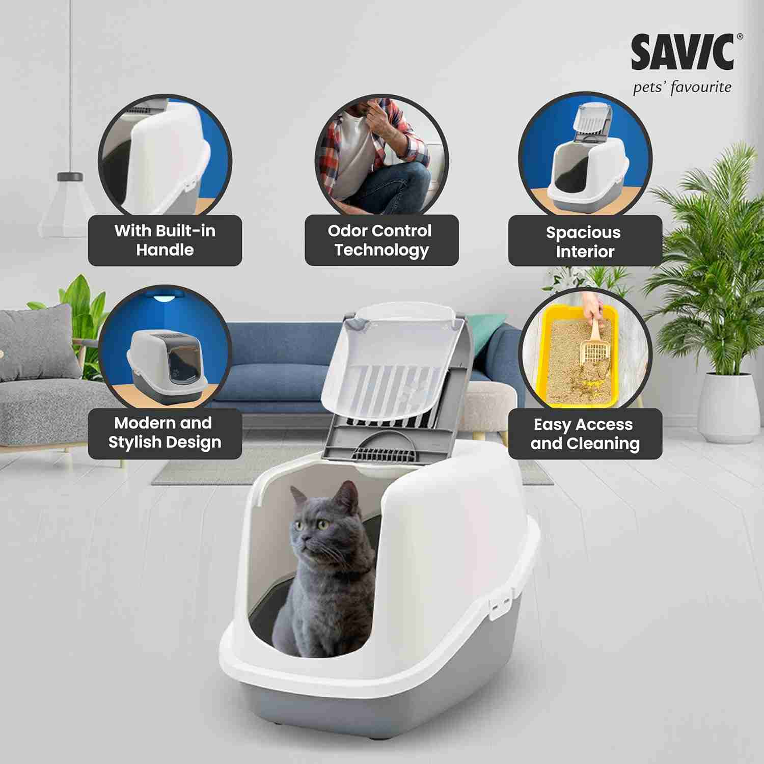 Savic Nestor Cat Litter Box