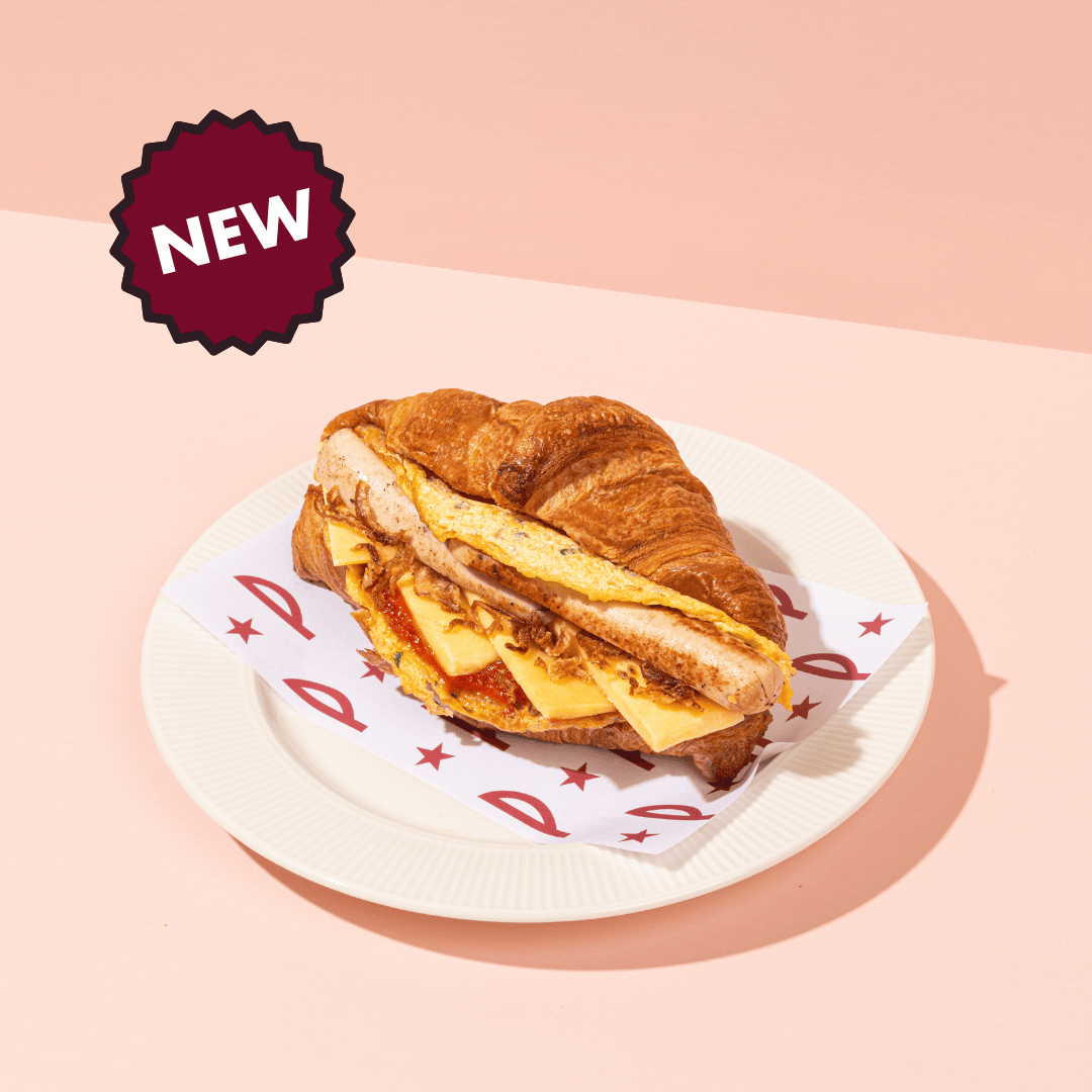 Egg & Sausage Croissant Sandwich
