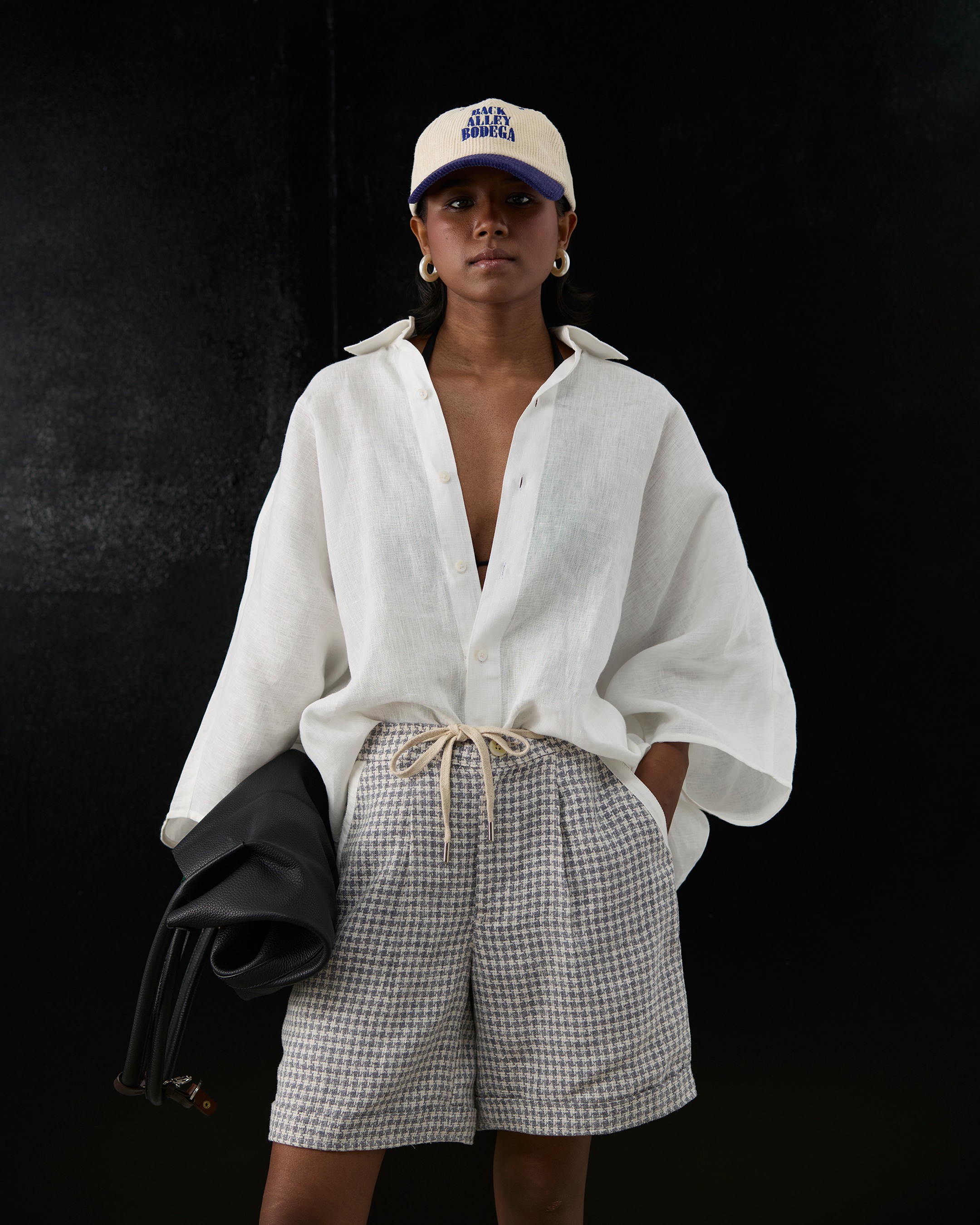Workshop Shorts In Salt Grid