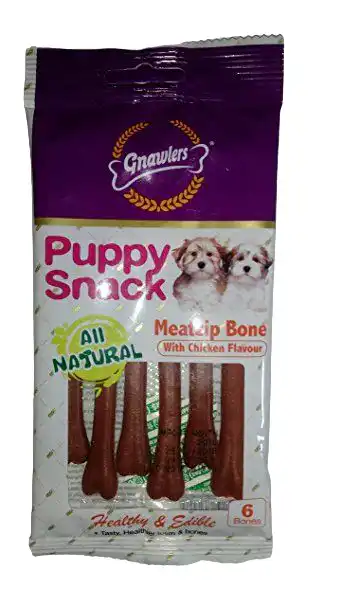 Gnawlers Meat Zip Bone With Chicken Flav 40g