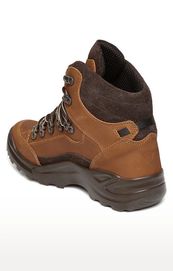 Franco Leone Tan Leather Men's Boot