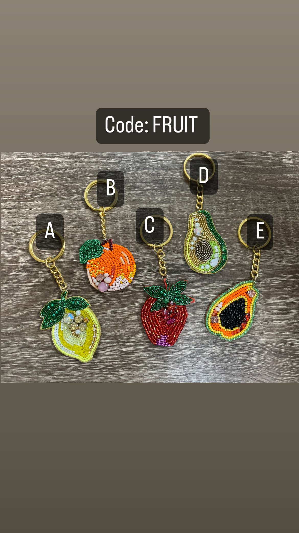 Personalised key chain