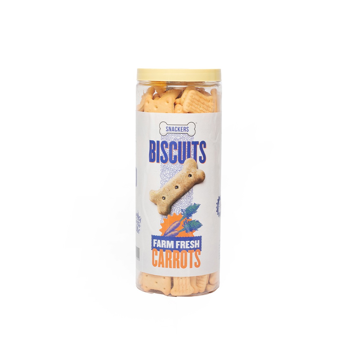 Snackers Biscuits Farm Fresh Carrot Flavour Jar – 750g