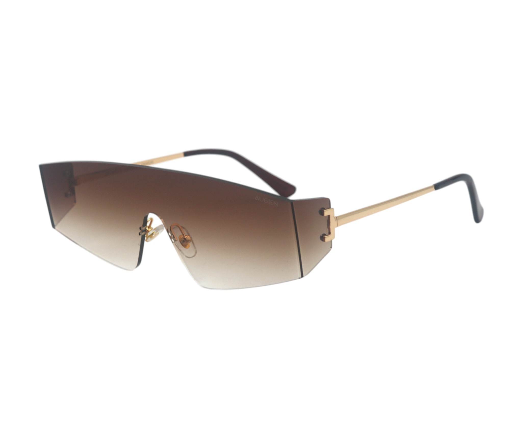 Oversized Shield Sunglasses UV400 Protection Wrap Around Futuristic Oversized Classy Elegant Modern Wrap Shield Style SUNGLASSES  main image 4