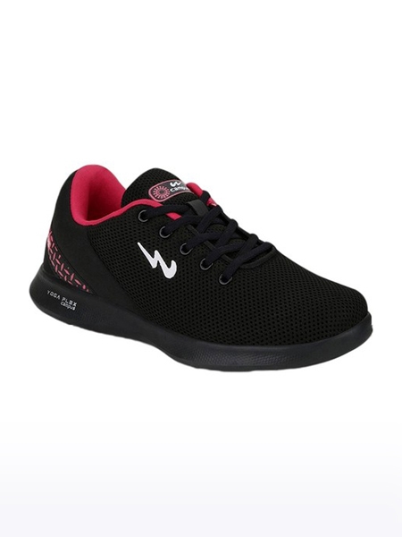 Campus Shoes | Women's Black CRISTY Running Shoes 0