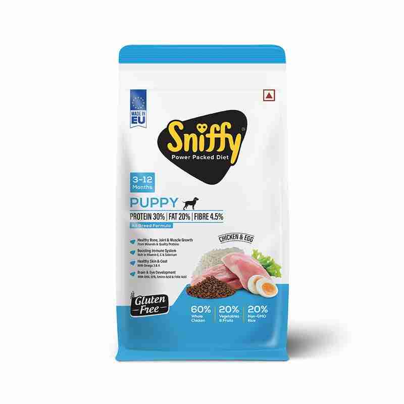 Sniffy Puppy Chicken and Egg 3 KG – (Best Before Aug’26)