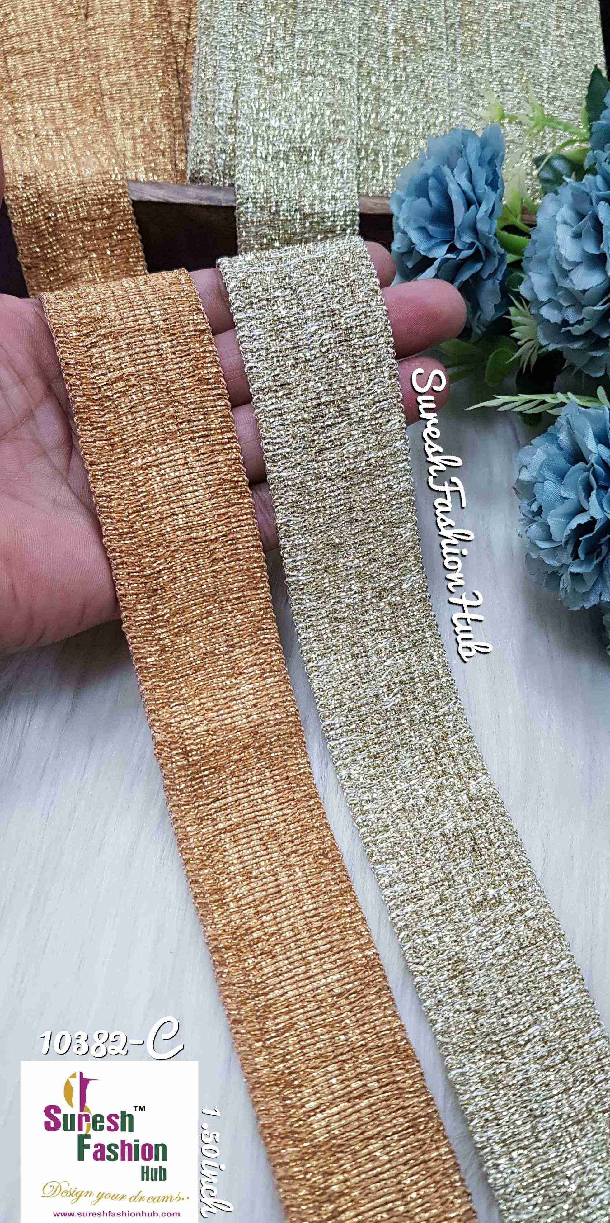 Golden Glitz Zari Lace Collection