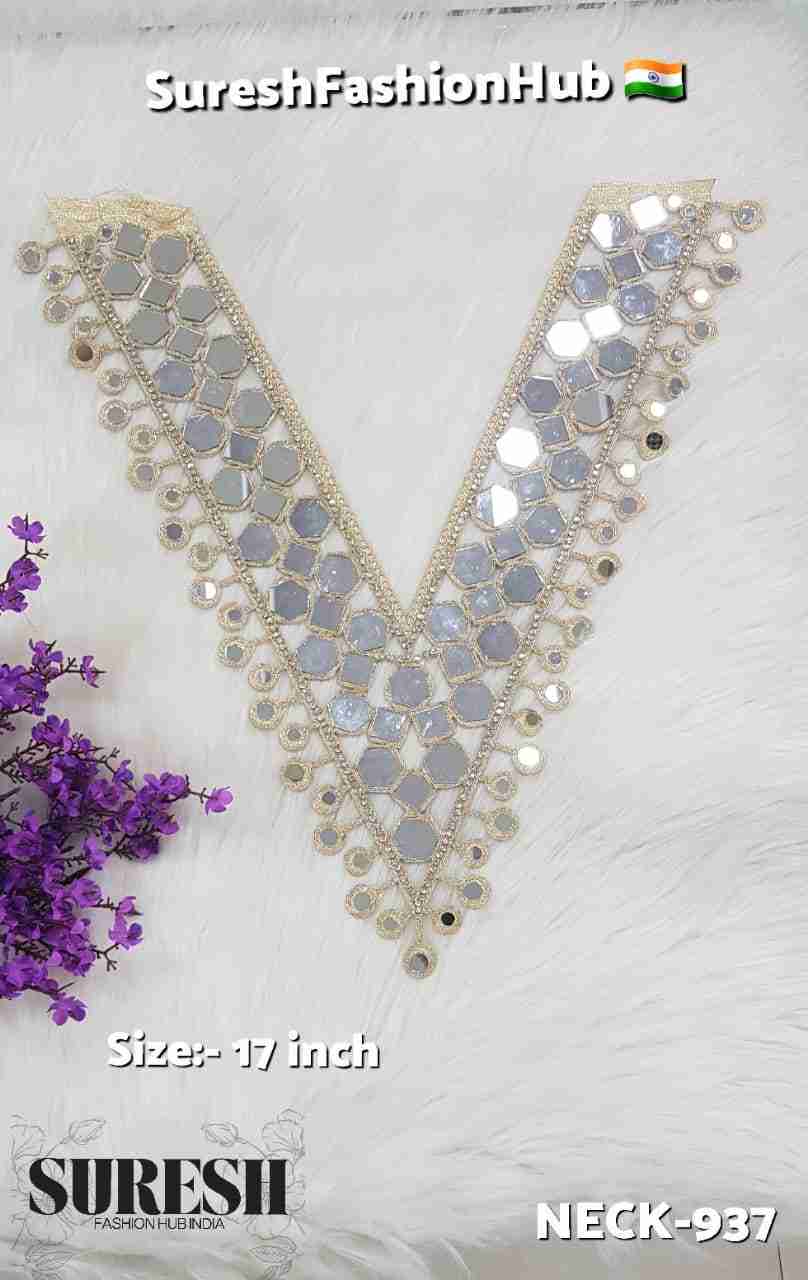 Pearl Hexagon Mirror Dori Hanging Neck Design – N-937