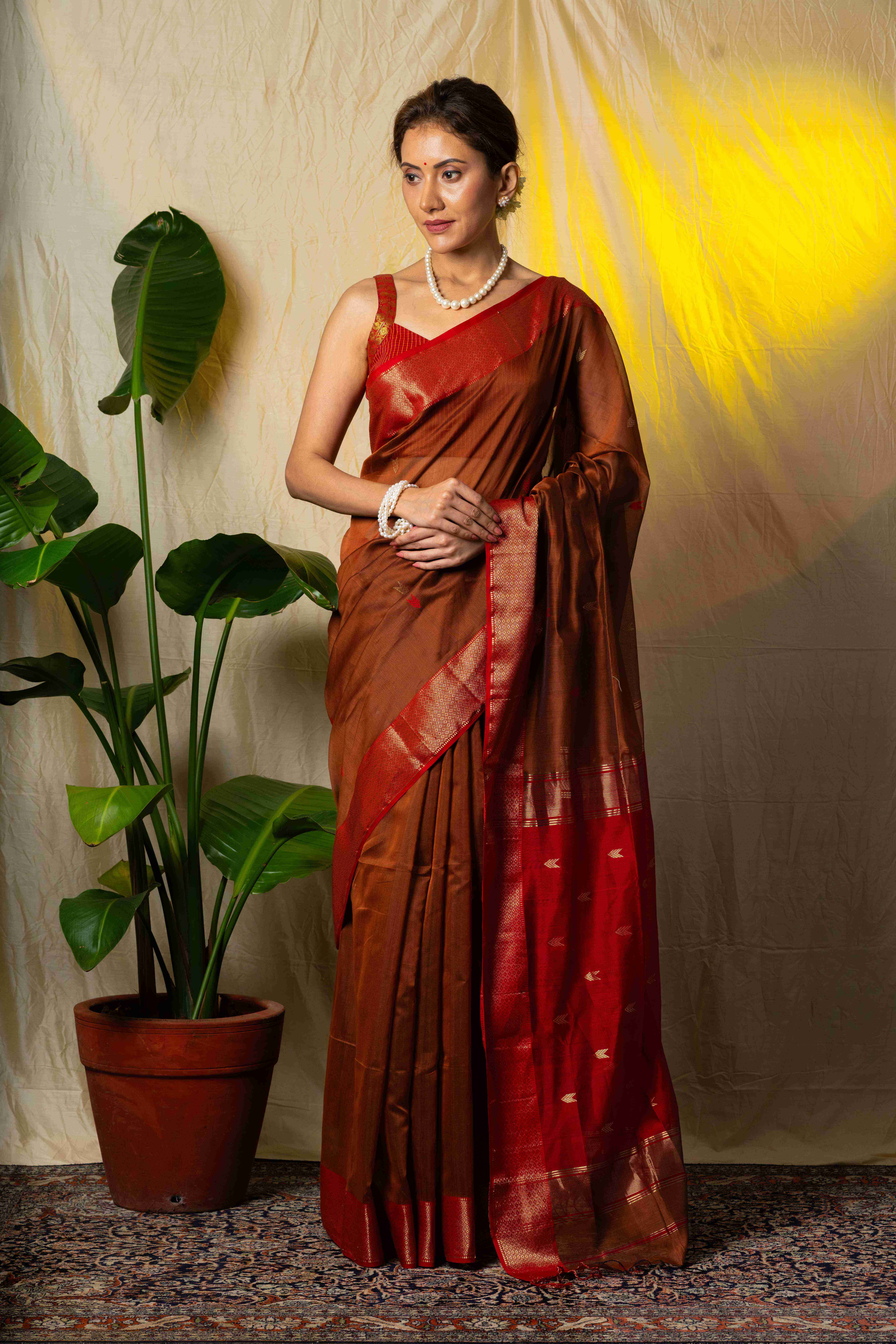 Maheshwari Silk  Saree
