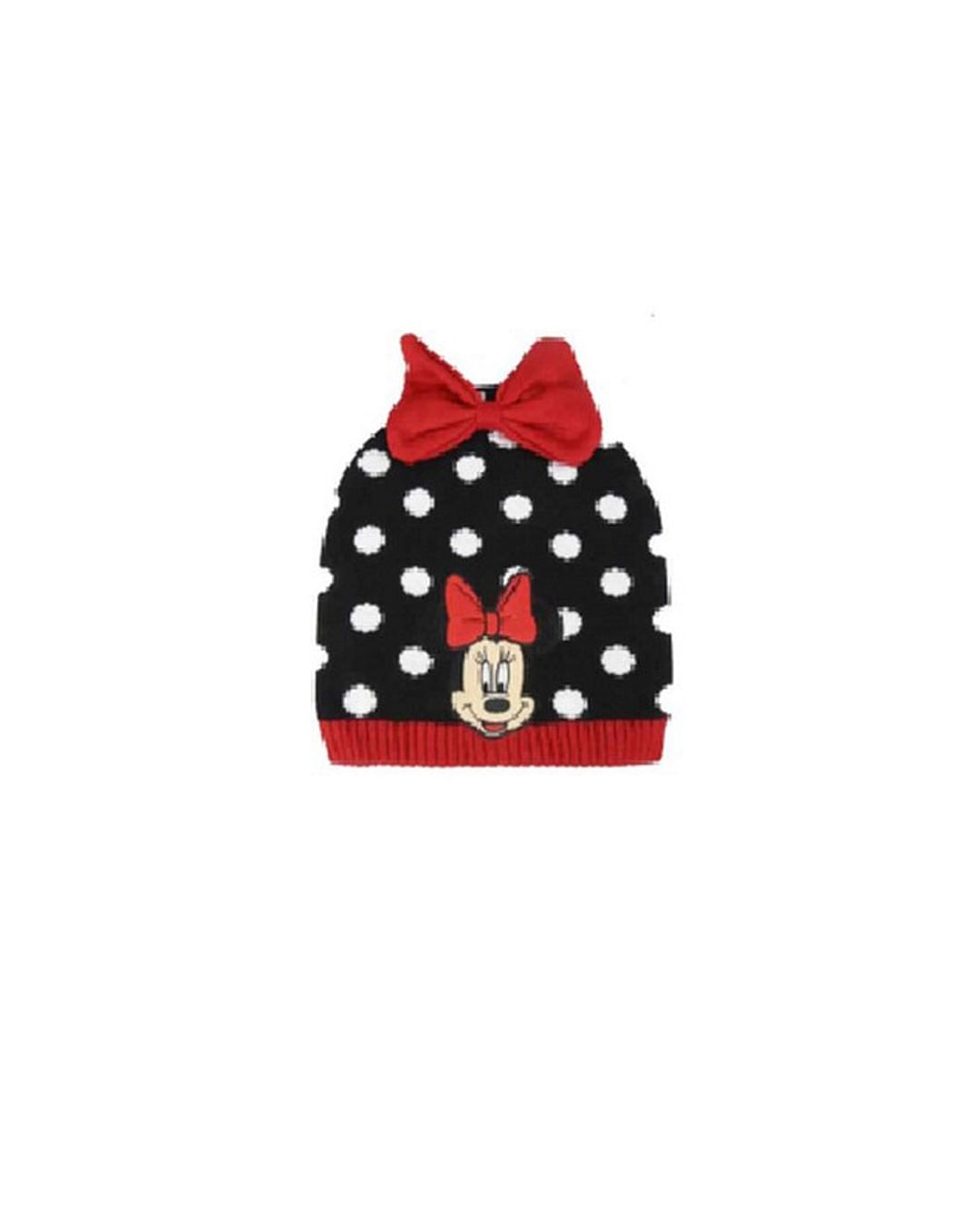 Mothercare | Kidsville Girls Beanie Minnie mouse-Black 0