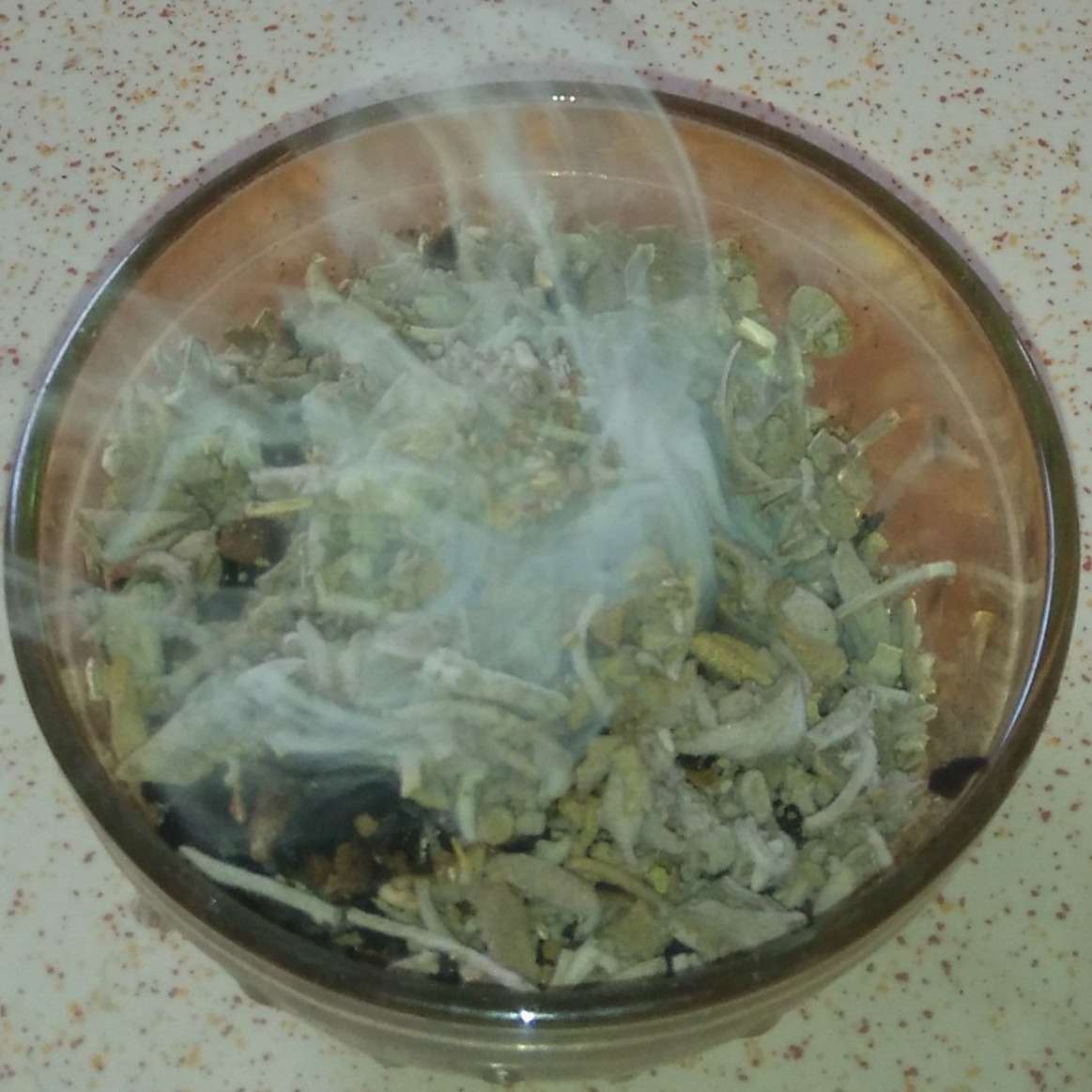 Maa Indian White Sage Loose Leafs 100 gm, Pure Natural herb for smudging, no Charcoal.(Pack oF-2)