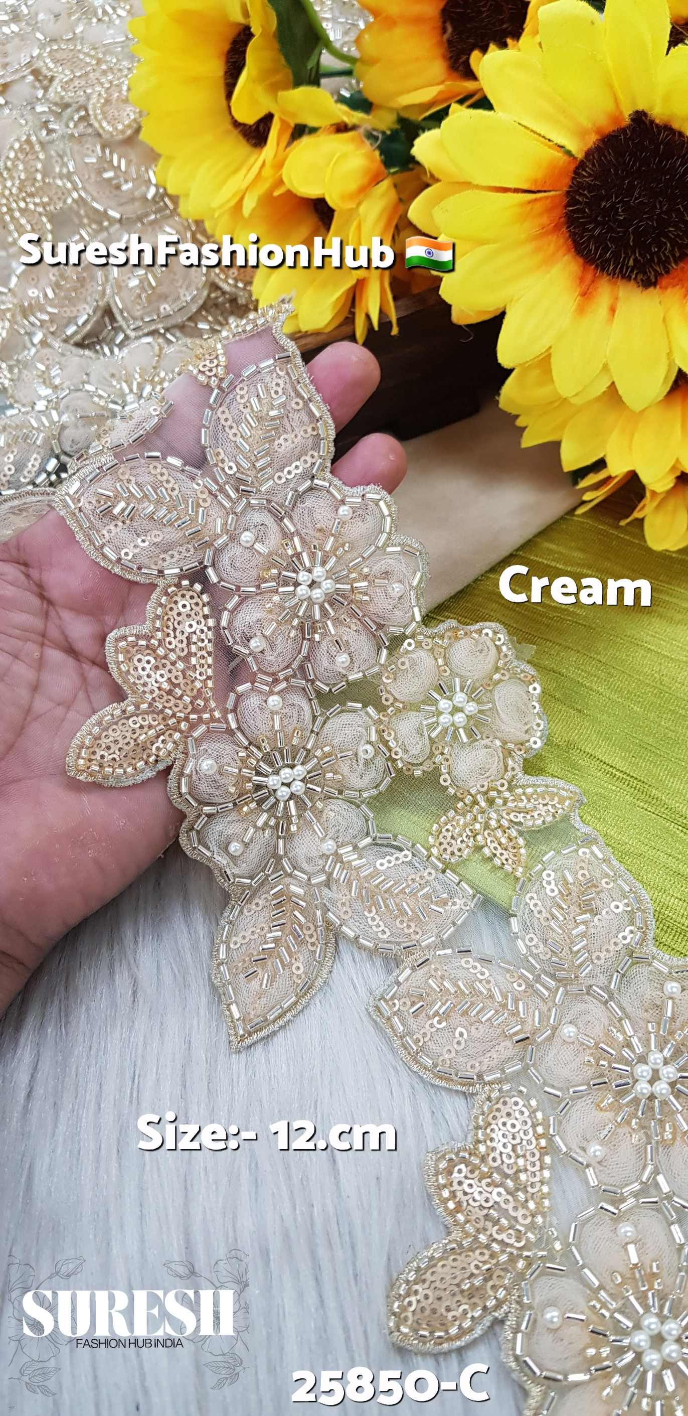  Elegance Floral Embroidery Lace