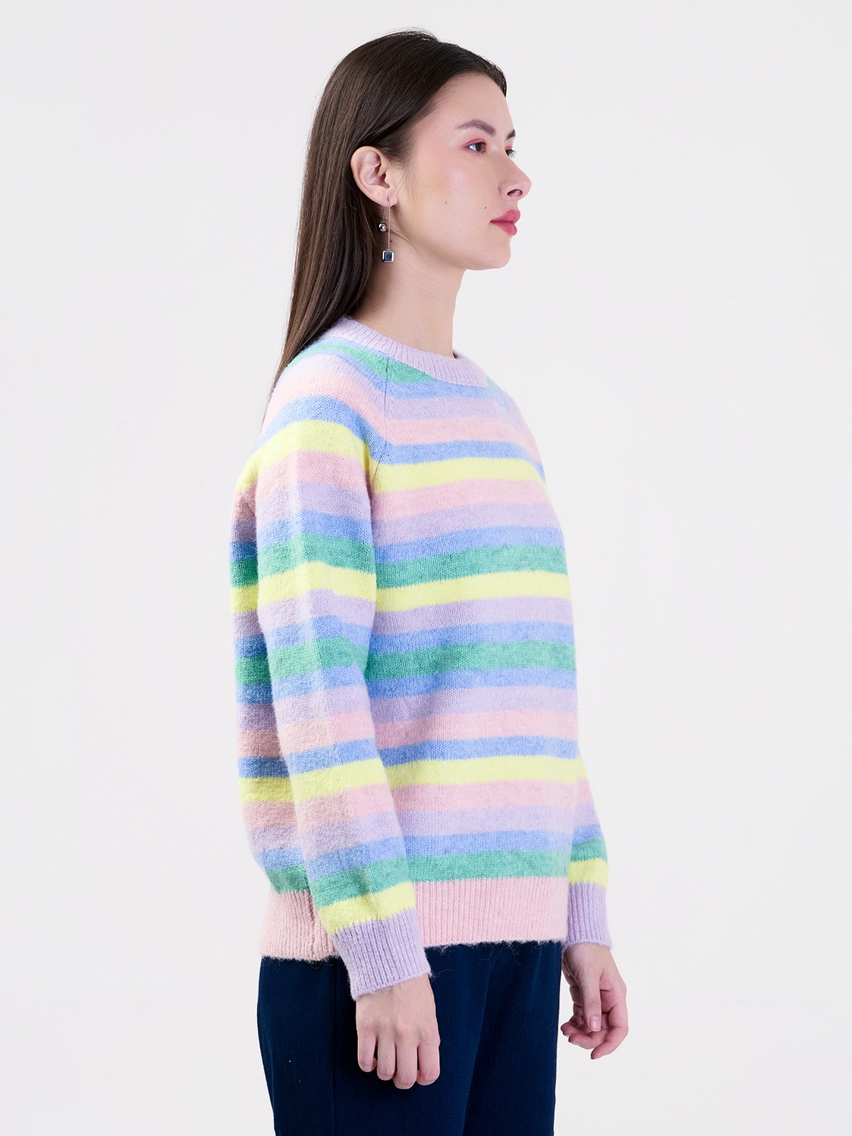 ALBION LADIES PURPLE TOP (WOOLEN)