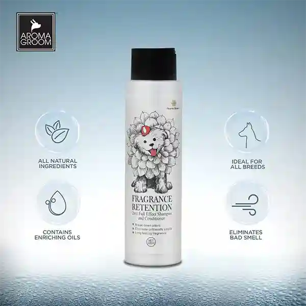 Aroma Groom 2 in 1 Shampoo and Conditioner 500ml