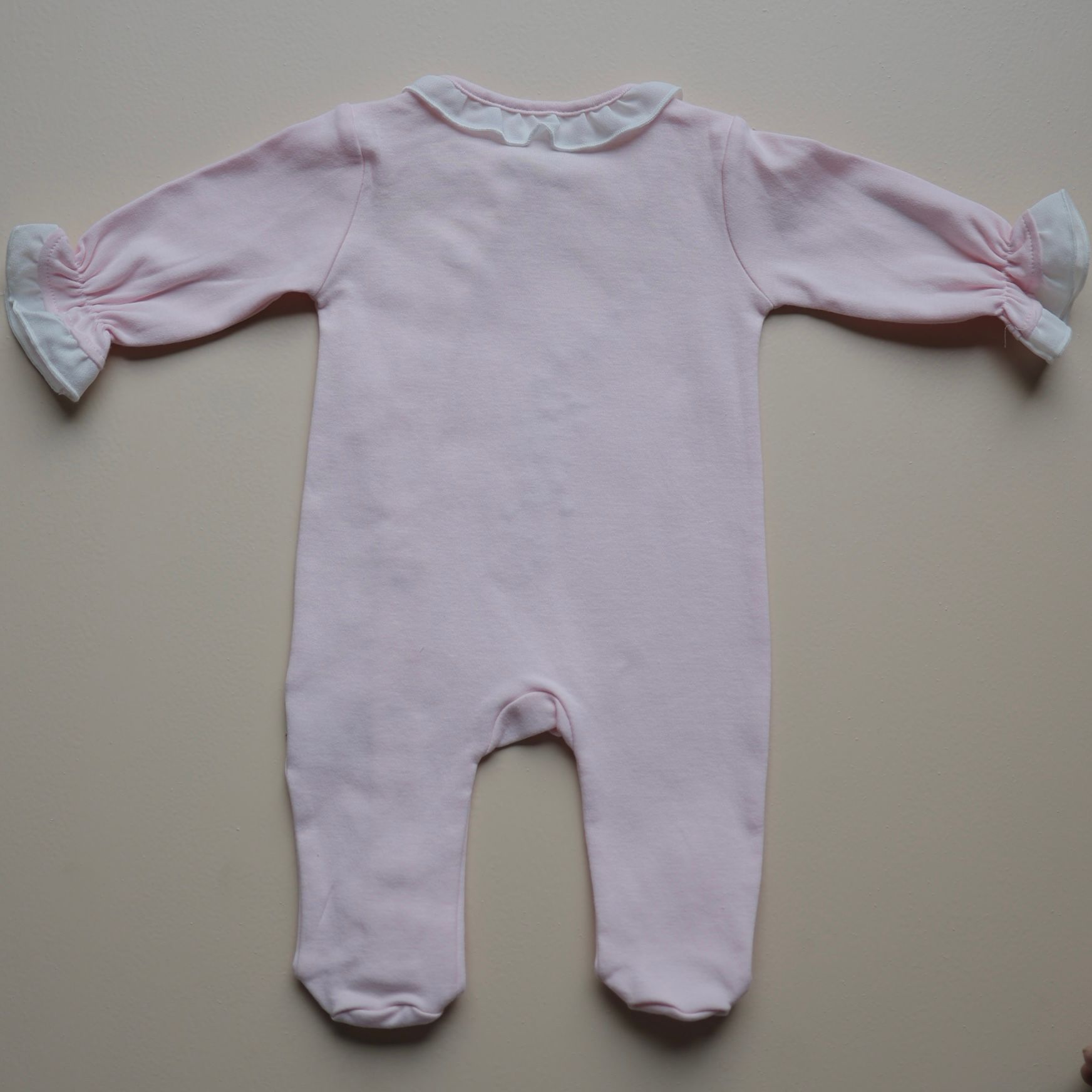 Pink Meadow Baby Romper